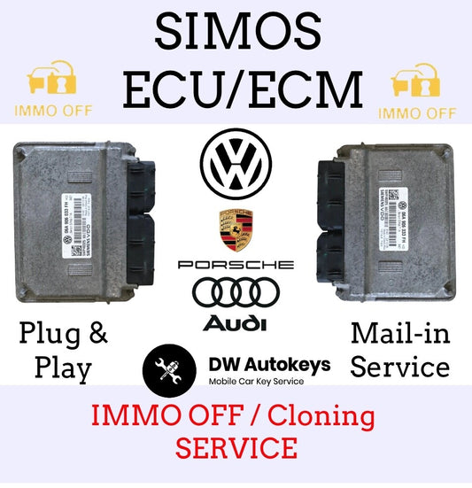 Continental / Siemens / VDO SIMOS ECM ECU Mail-in IMMO OFF FAST Service VW AUDI