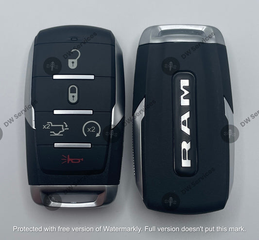 NEW! Dodge RAM 1500 5 button SMART KEY PROXIMITY REMOTE FOB OHT-4882056