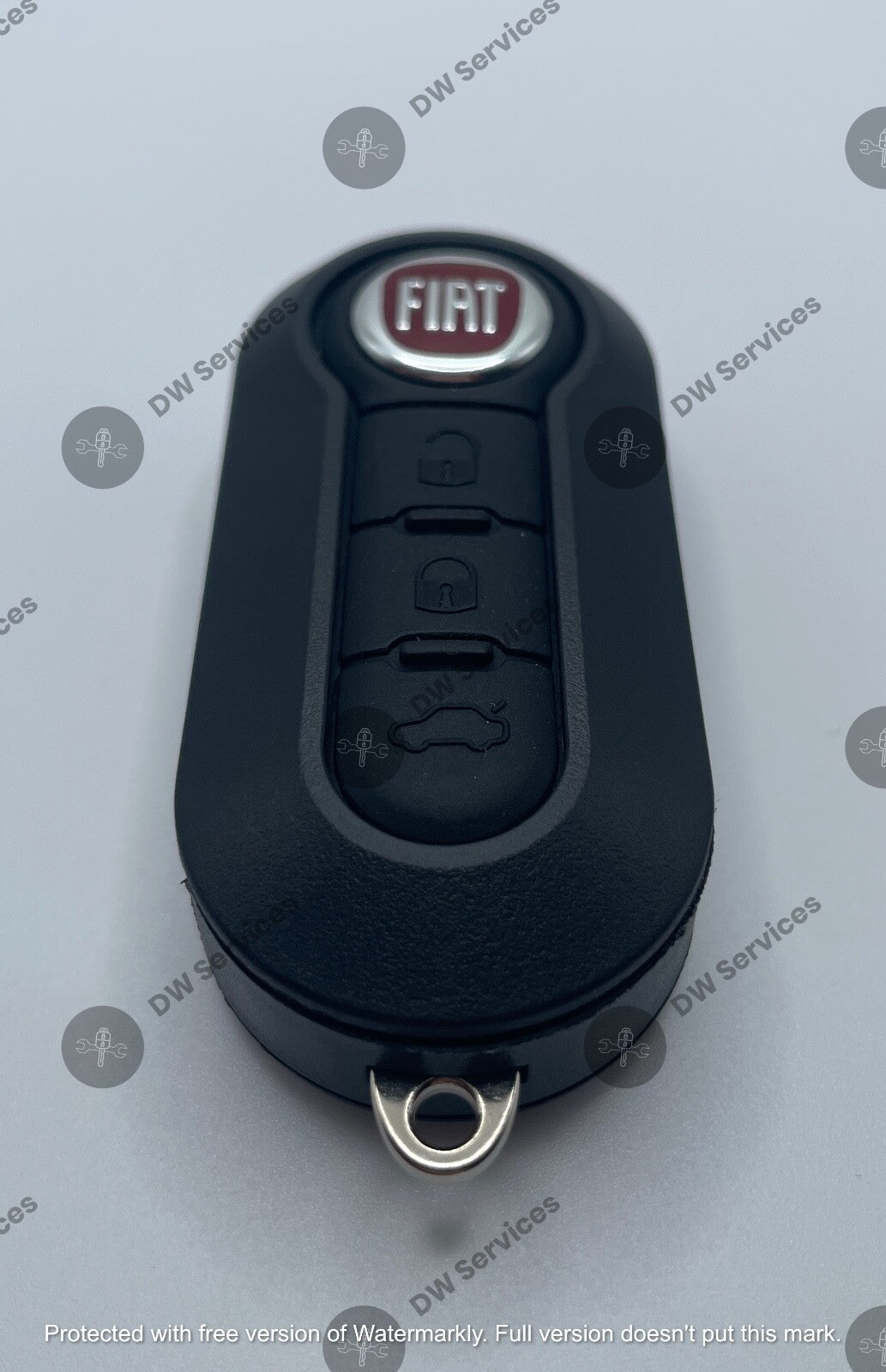 NEW! FIAT 500 3-button remote flip key fob LTQF12AM433TX Delphi BCM  CITY RAM