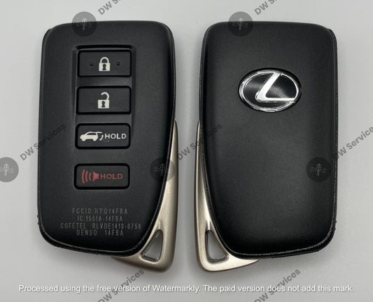 NEW! Lexus NX 200T 300H LX570 PROXIMITY remote SMART key FOB HYQ14FBA / AG- 2020