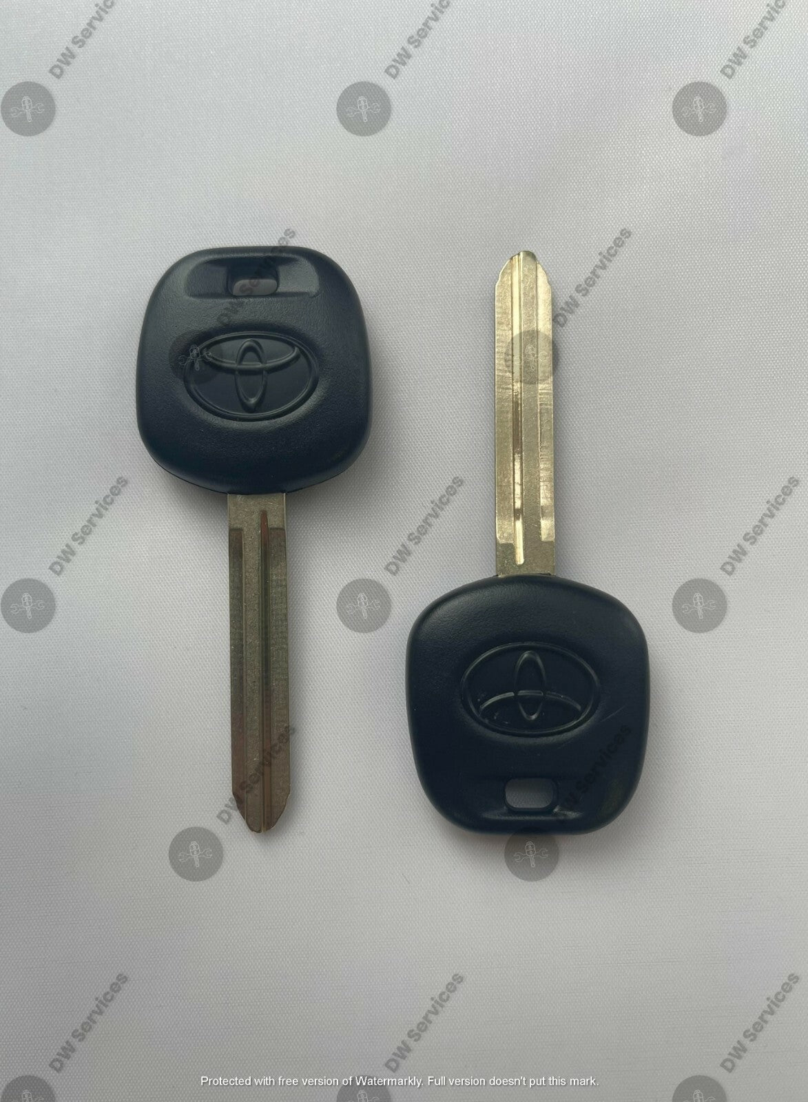 2x NEW! OEM Toyota Transponder Chip 4C Ignition Car Key Replacement TOY43AT4
