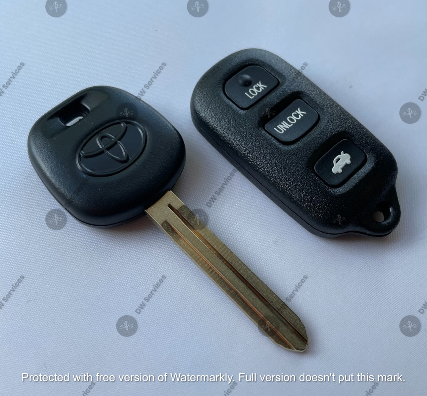 NEW! Toyota keyless entry remote FOB GQ43VT14T & Transponder KEY 4C Camry Solara