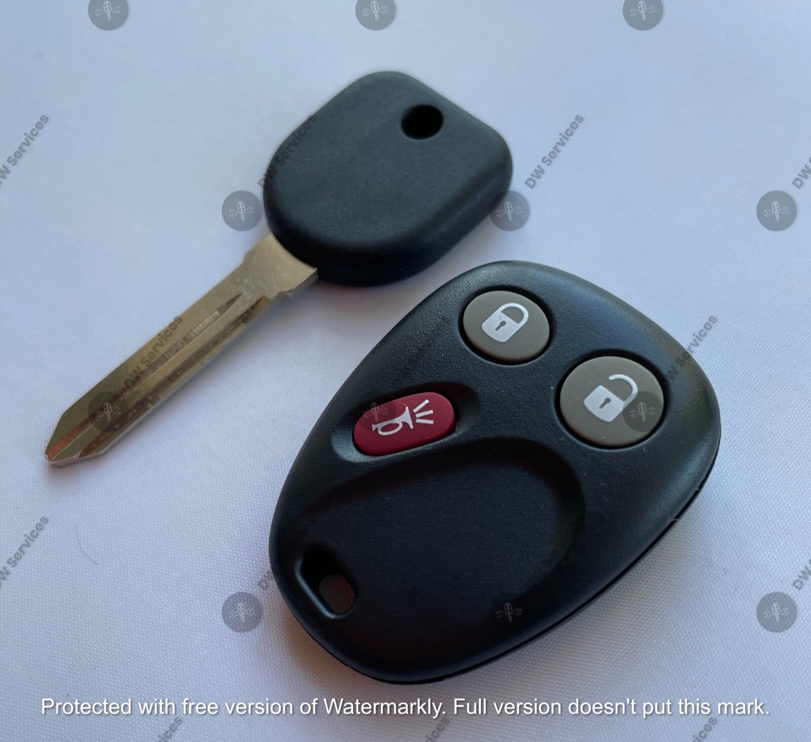 NEW! GM keyless entry remote FOB MYT3X6898B &NON Transponder KEY Chevy GMC Isuzu