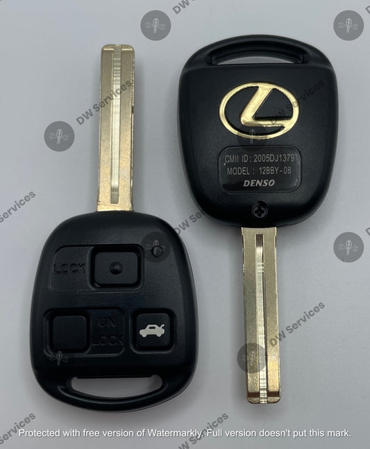 NEW! Lexus 3-button remote head key fob HYQ12BBT 4D68 ES330 RX330 RX400h RX350