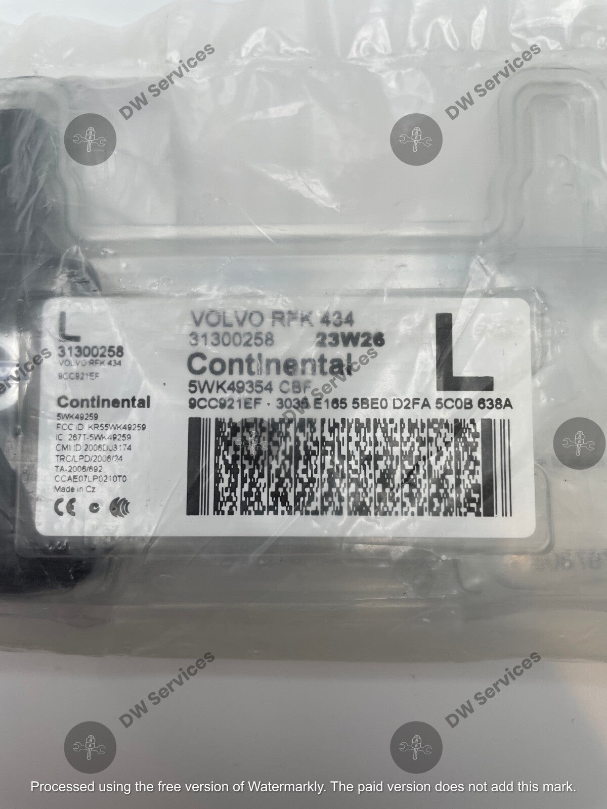NEW! Genuine VOLVO keyless entry Key FOB FOBIK KR55WK49259 C70 C30 S40 V50