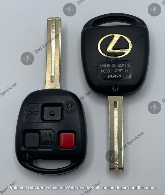 NEW! Lexus 3-button keyless entry remote head key fob HYQ1512V /4D68 GX470 LX470