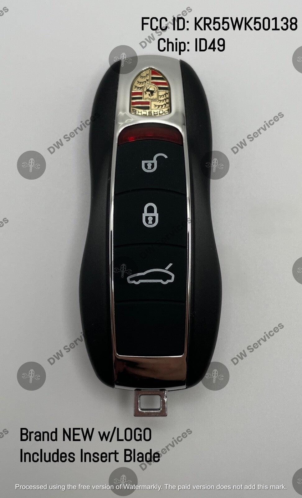 NEW! Porsche Keyless entry SMART PROX key remote fob KR55WK50138 911 Panamera Bo