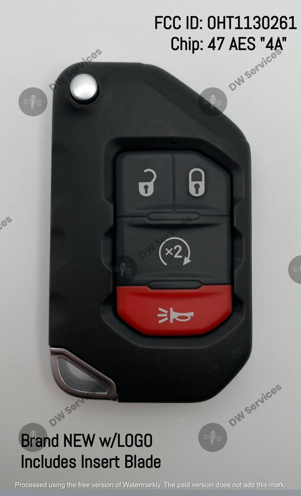 NEW! OEM GENUINE Jeep WRANGLER / GLADIATOR SMART Proxy Remote key Fob OHT1130261