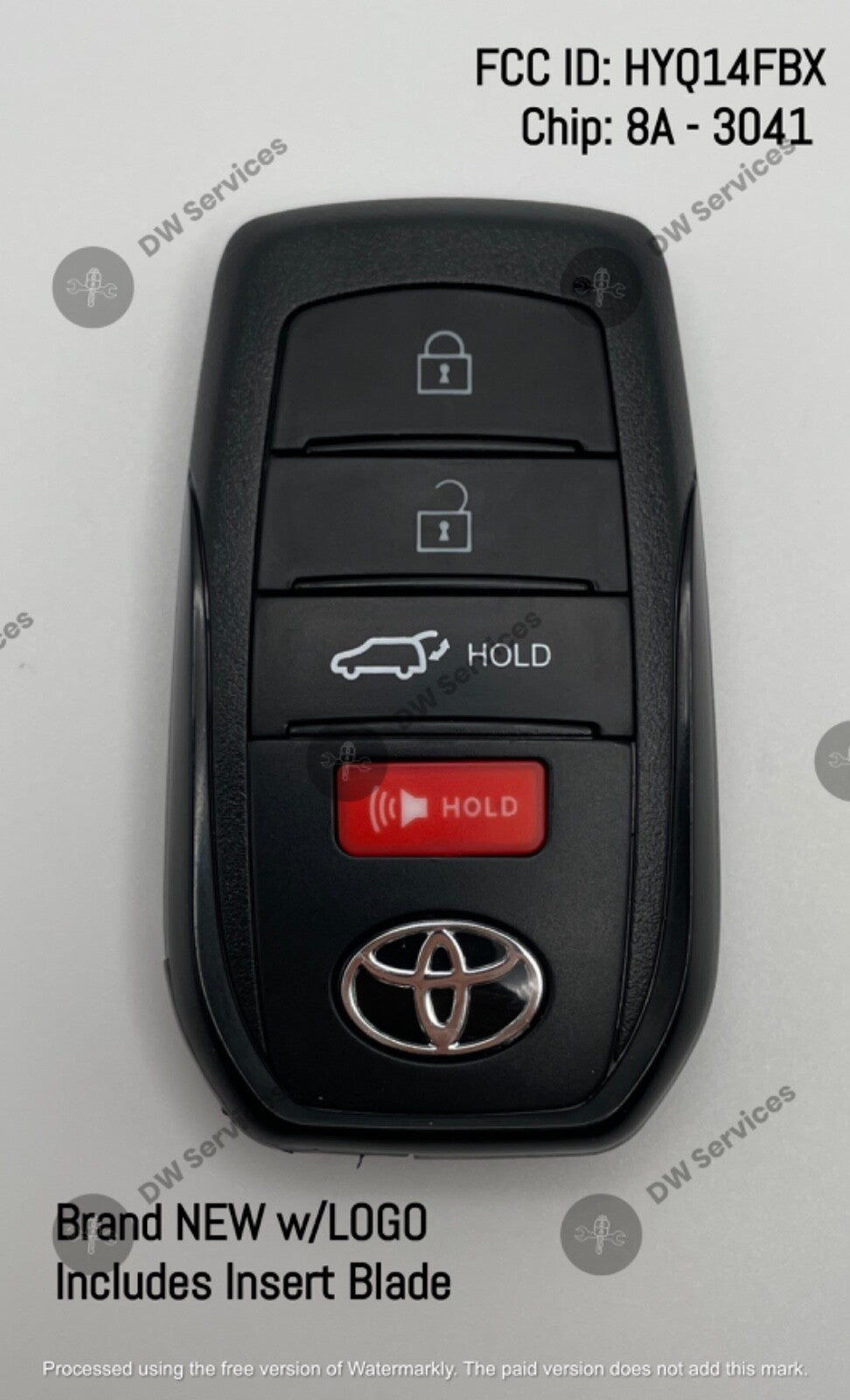 NEW! Toyota Venza 2021 / 2022 / 2023 PROXIMITY remote smart key FOB HYQ14FBX