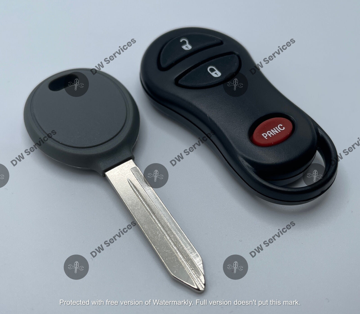 NEW! Dodge/Jeep keyless entry remote FOB GQ43VT9T & Transponder KEY 4D64 Chip