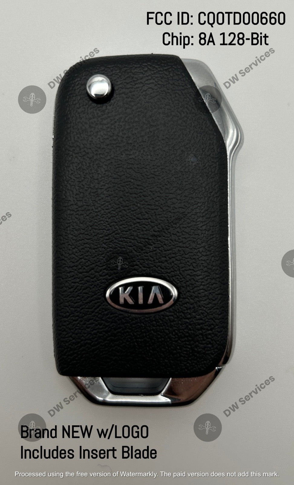 NEW! OEM GENUINE KIA Forte 2019 -24 Flip key remote fob CQOTD00660 / 95430-M6100