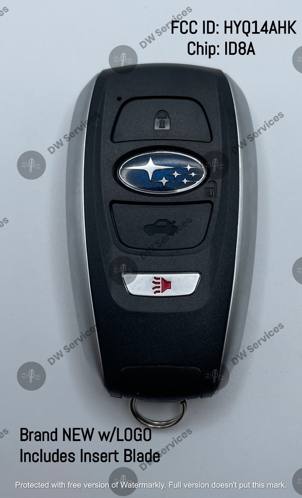 NEW! Subaru 2017-2023 4-button Proximity remote SMART key HYQ14AHK 433 MHz