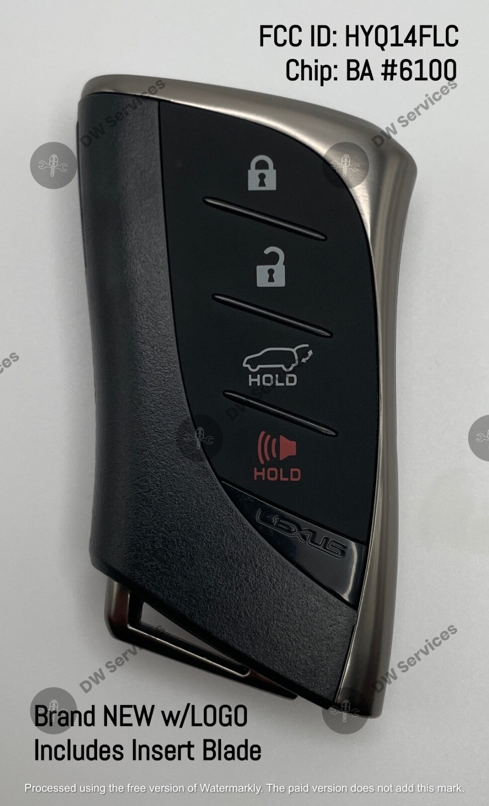 NEW! Lexus NX / LX / RX / GX PROXIMITY remote SMART key FOB HYQ14FLC #6100 - BA