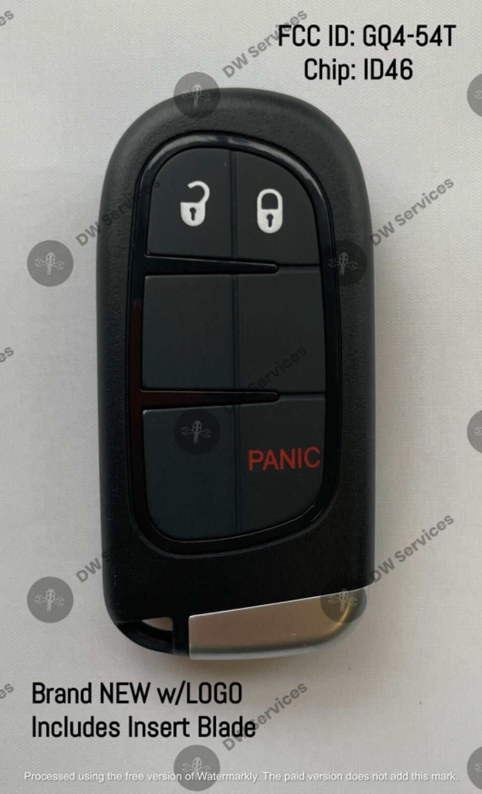 NEW! Dodge RAM 2013-2018 SMART PROXIMITY remote key fob GQ4-54T 56046954AG