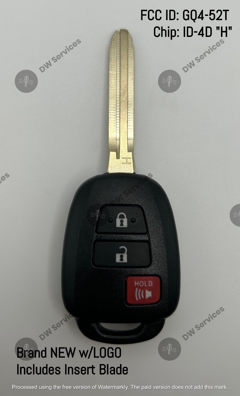 NEW! OEM GENUINE Toyota Tacoma Tundra Highlander RAV4 remote head key fob GQ452T