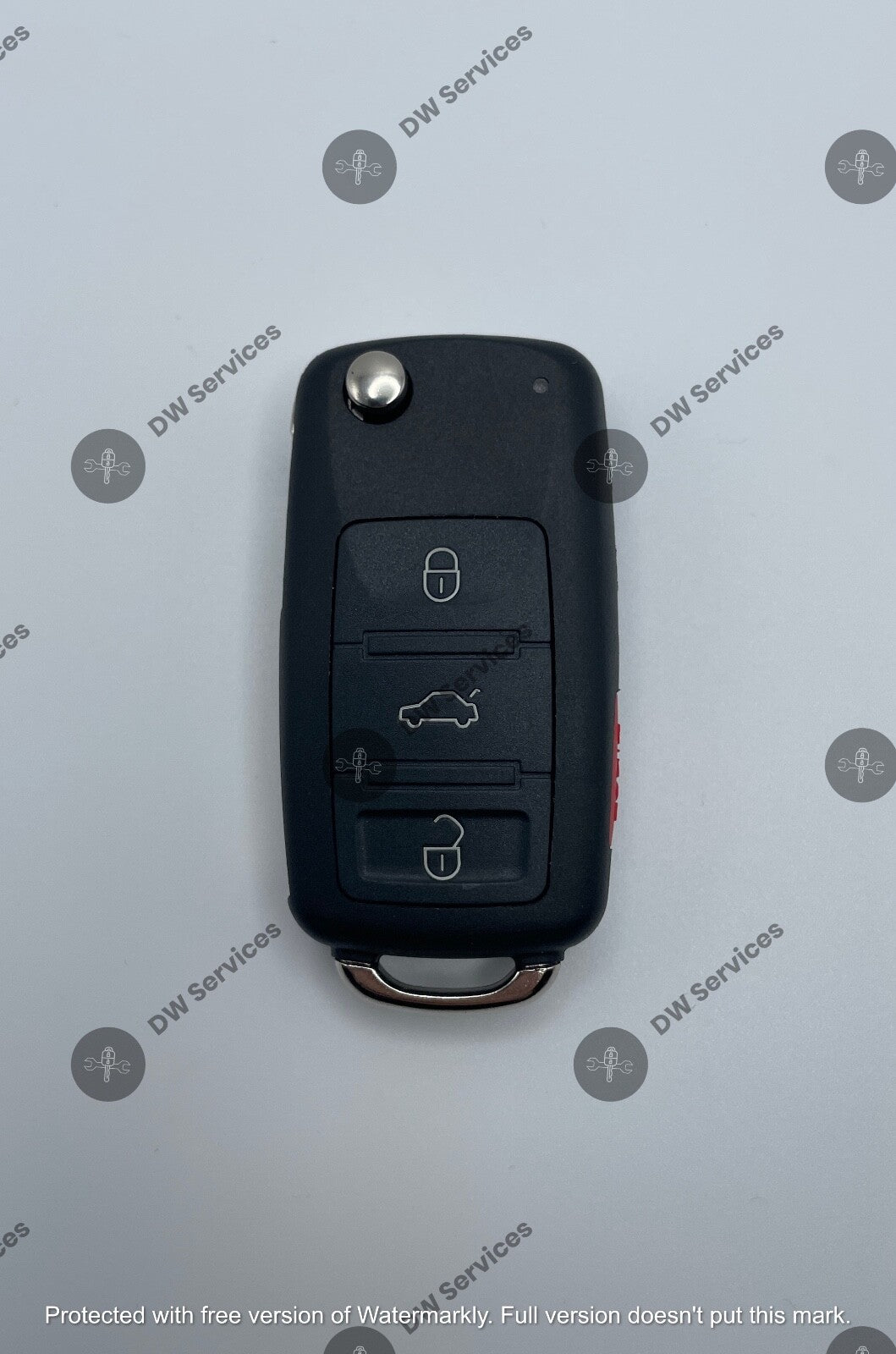 NEW! Volkswagen TOUAREG 2004-2010 4-button flip key remote fob KR55WK45022 ID46