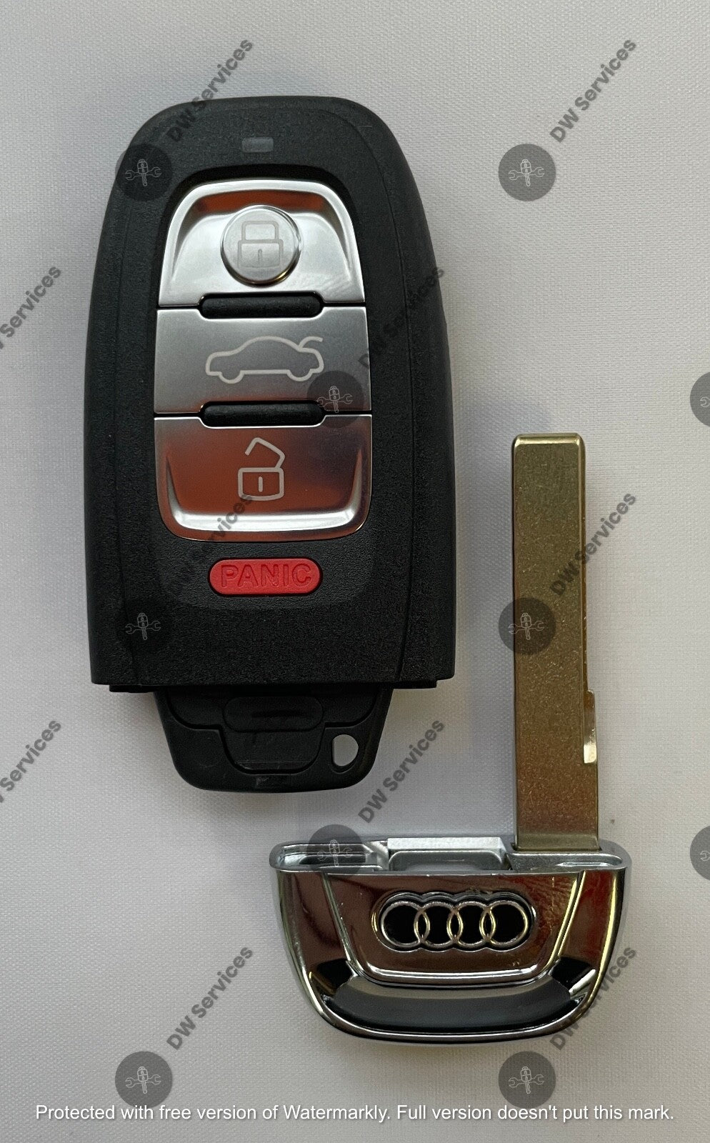 NEW! Audi  4-button remote PROXIMITY key fob WITH Comfort ACCESS IYZFBSB802