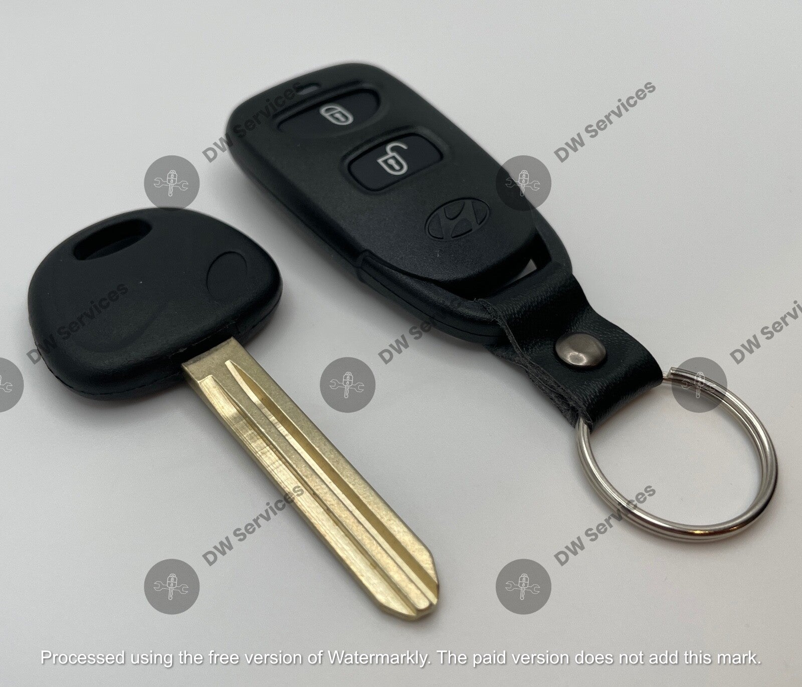 NEW! Hyundai Santa FE keyless entry remote FOB PINHA-T038 & Non-Transponder KEY