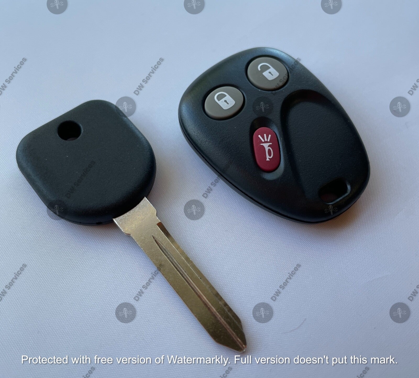 NEW! GM keyless entry remote FOB MYT3X6898B &NON Transponder KEY Chevy GMC Isuzu