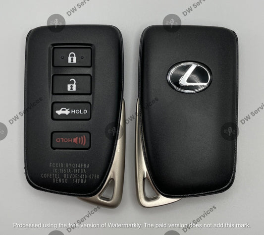 NEW! Lexus IS / RC / ES PROXIMITY remote SMART key FOB HYQ14FBA / AG- 2020