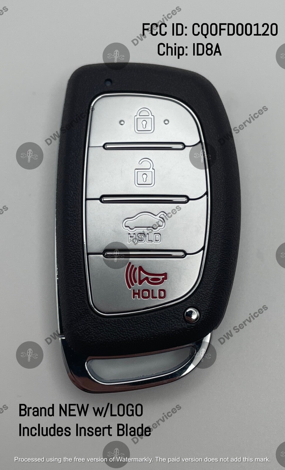 NEW! OEM Hyundai Ioniq 17-19 Smart PROX remote key FOB TQ8-FOB-4F11 95440-G2000