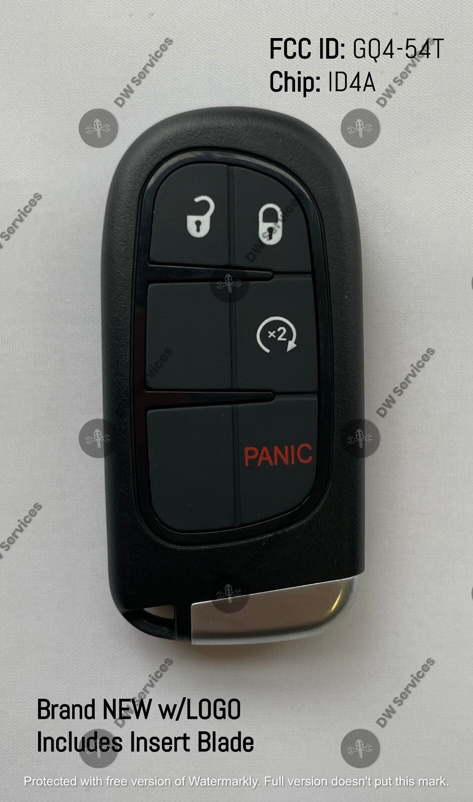 NEW! Dodge RAM 13-18 SMART key PROXIMITY remote fob GQ4-54T 56046956 ID46