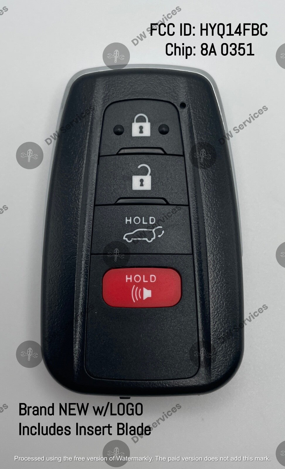 NEW! Toyota RAV4 2019-2021 Proximity remote SMART key HYQ14FBC 0351 8990H-0R030