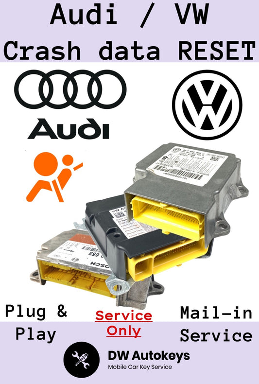 Audi / Volkswagen Module Reset SRS Crash DATA Clear SAME DAY Turn-around Return