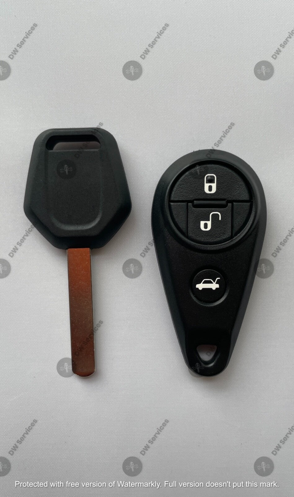 NEW! Subaru keyless entry remote FOB CWTWB1U819 &Transponder Chip 4D60 KEY