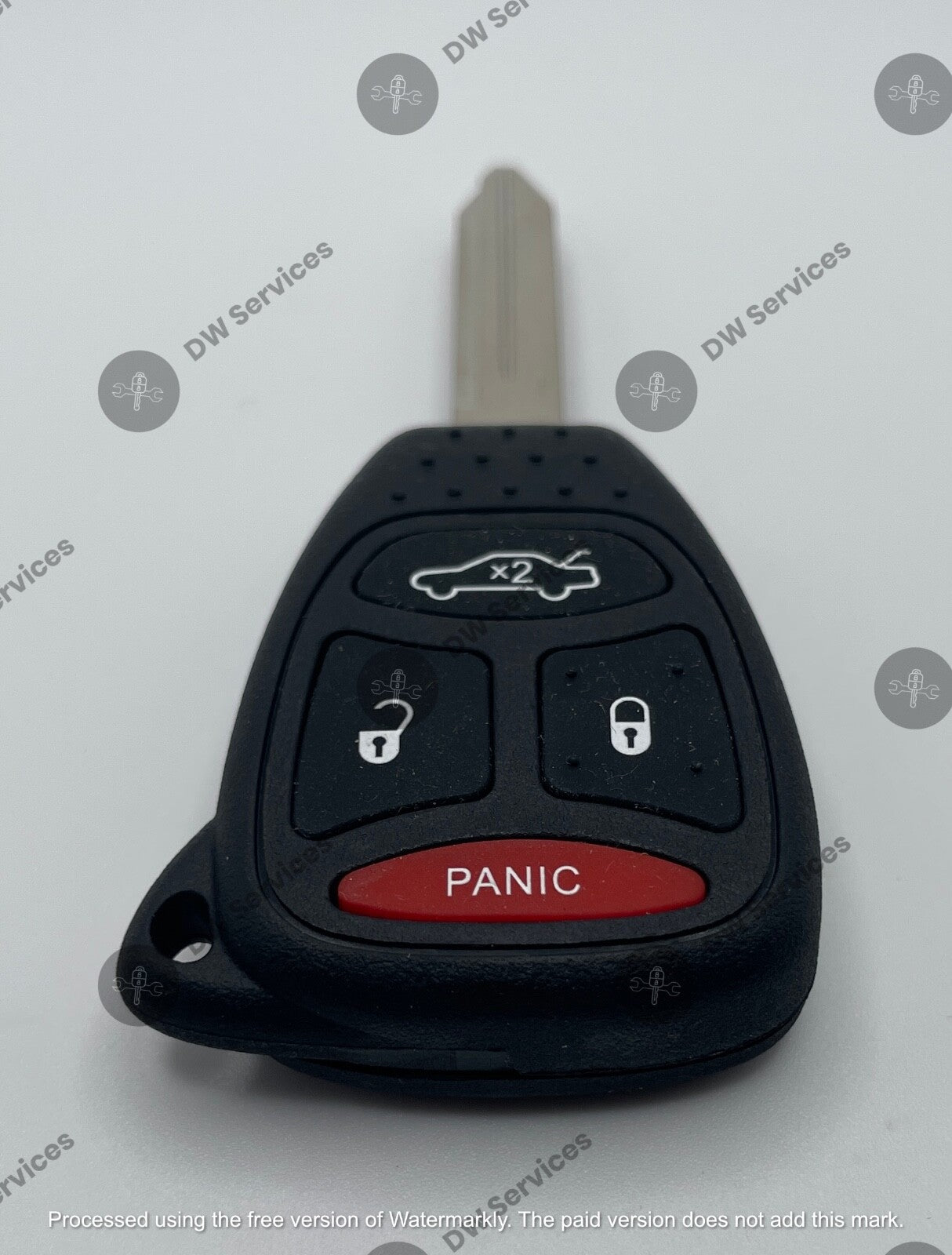 NEW! Chrysler 300 / Aspen 4-button KEYLESS entry remote head key FOB KOBDT04A