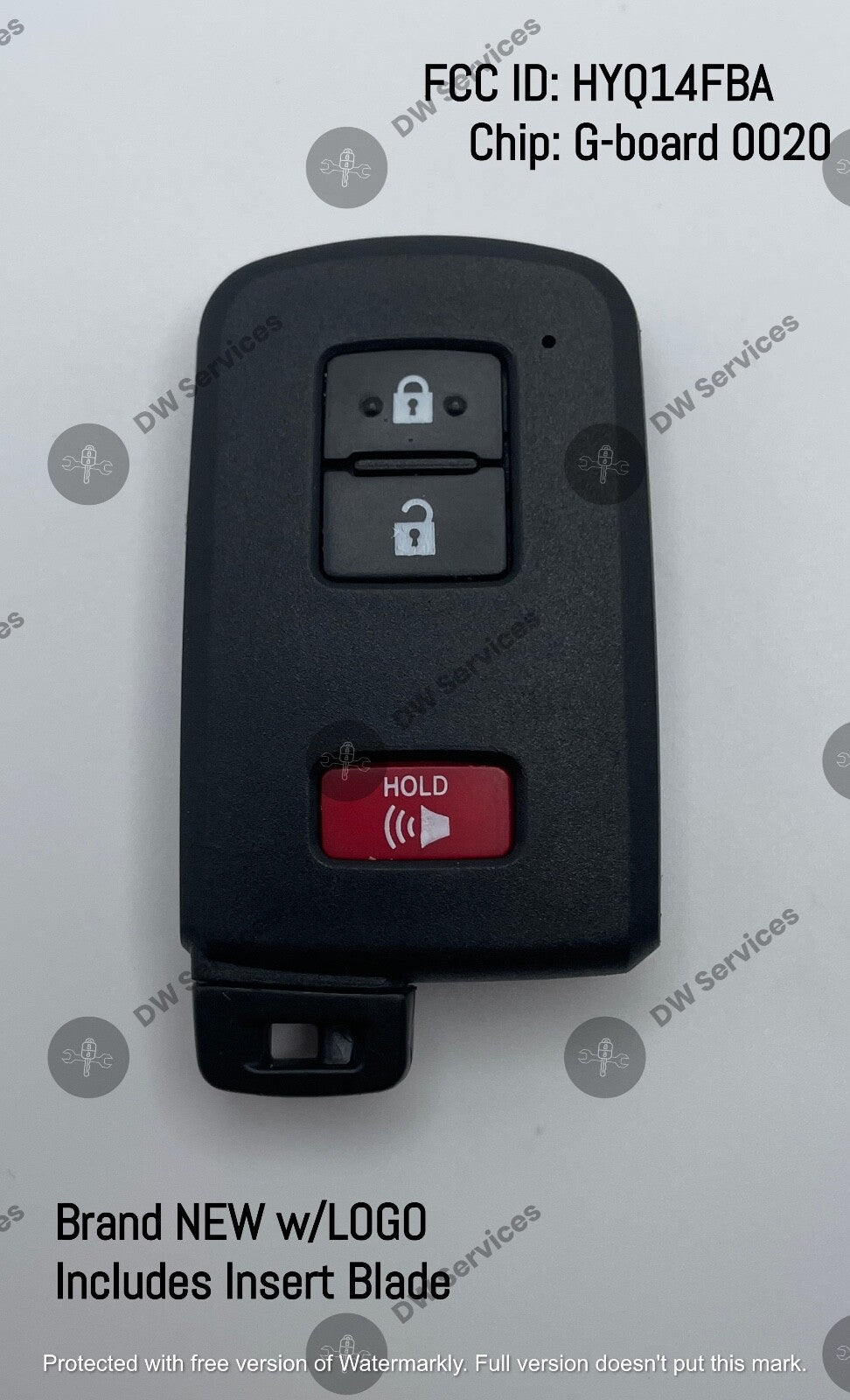 NEW! Toyota Prius / RAV4 PROXIMITY remote SMART key HYQ14FBA - G-BOARD 0020