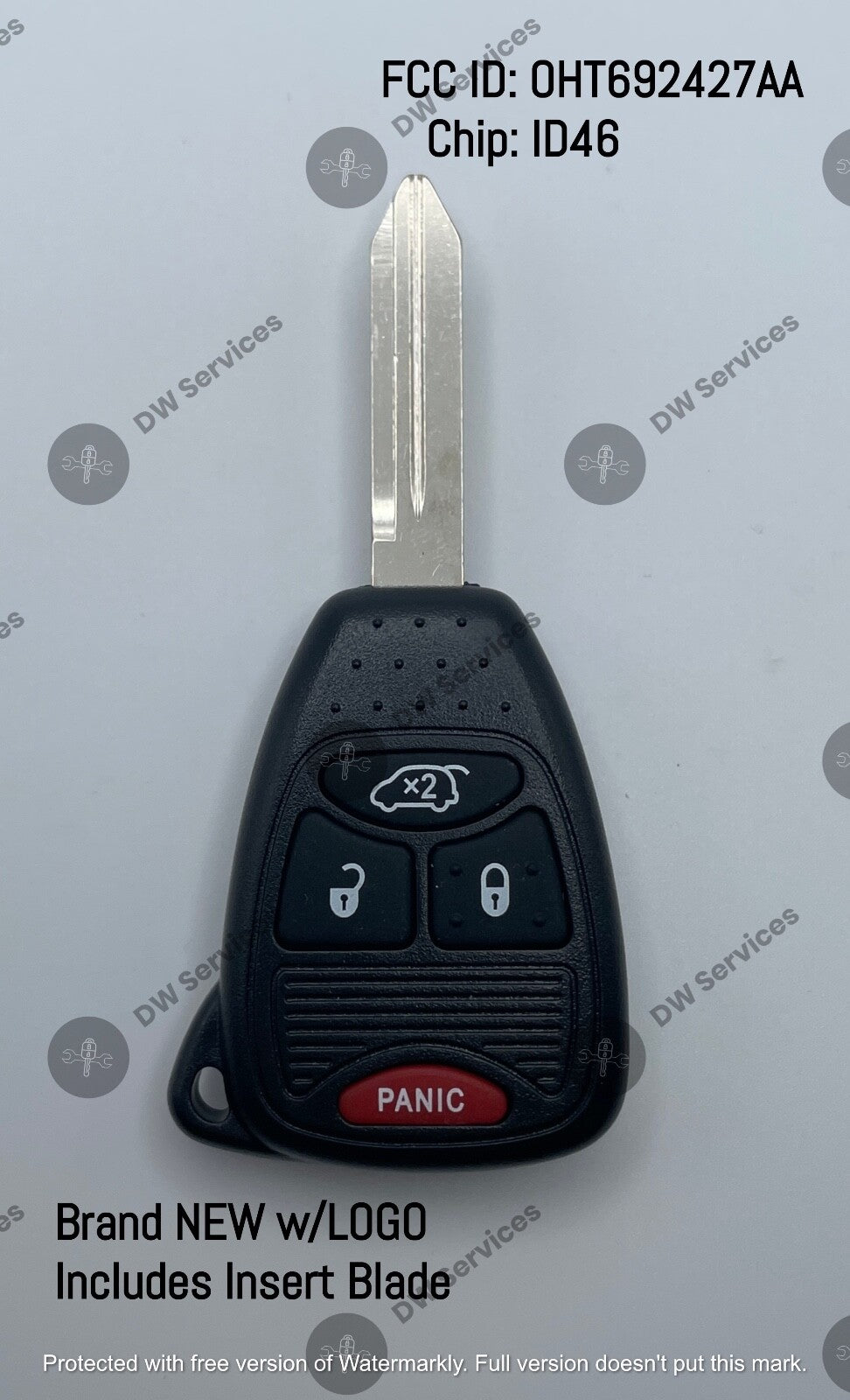 NEW! Jeep remote head key FOB OHT692713AA OHT692427AA Liberty Commander Cherokee