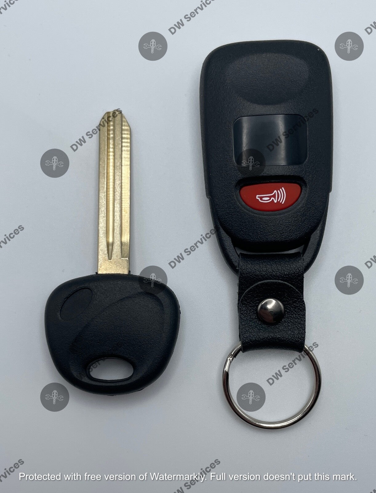 NEW! Hyundai Santa FE keyless entry remote FOB PINHA-T038 & Non-Transponder KEY