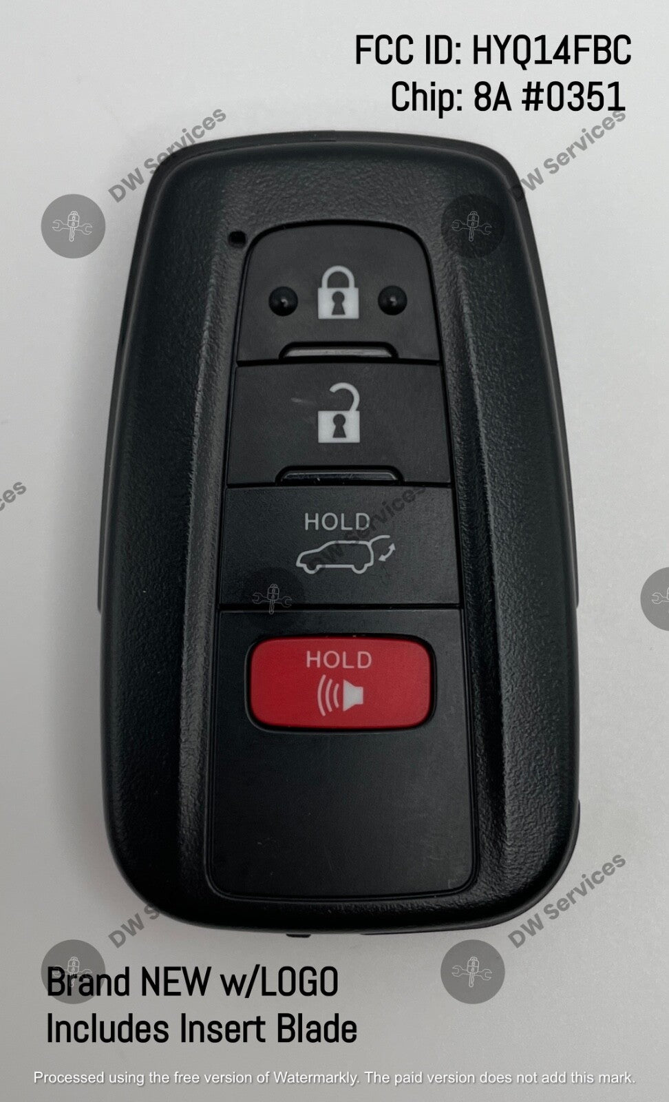 NEW! OEM GENUINE Toyota Highlander 2020-2022 PROX remote SMART key Fob HYQ14FBC