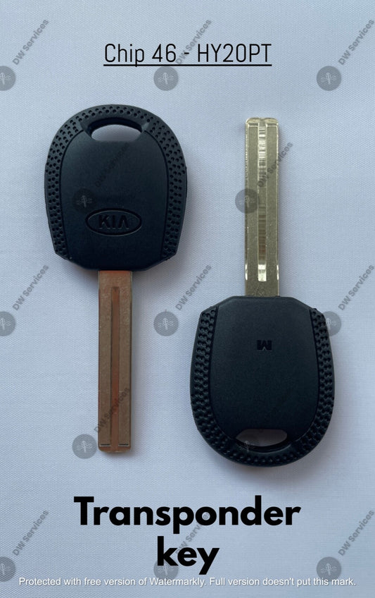2x NEW! OEM KIA Transponder Chip 46 Ignition Car Key Replacement HY20 Hyundai