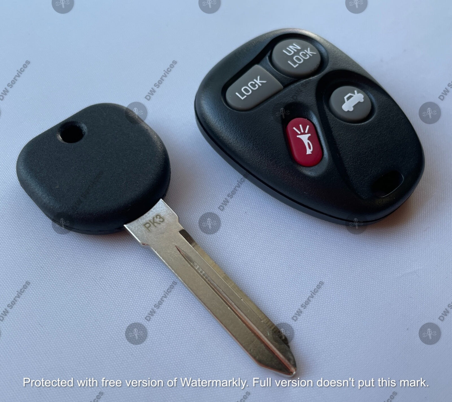 NEW! GM keyless entry remote FOB KOBLEAR1XT & Transponder KEY ID13 Cadilla Buick