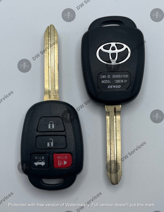 NEW! Toyota 4-button remote head key fob HYQ12BDM HYQ12BEL H-CHIP CAMRY COROLLA