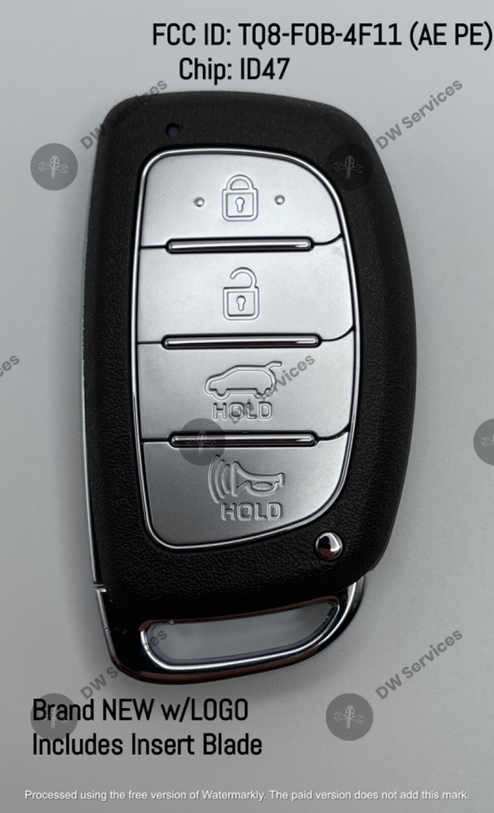 NEW! Hyundai Ioniq 2020 -2021 Smart PROX remote key FOB TQ8-FOB-4F11 95440-G2500