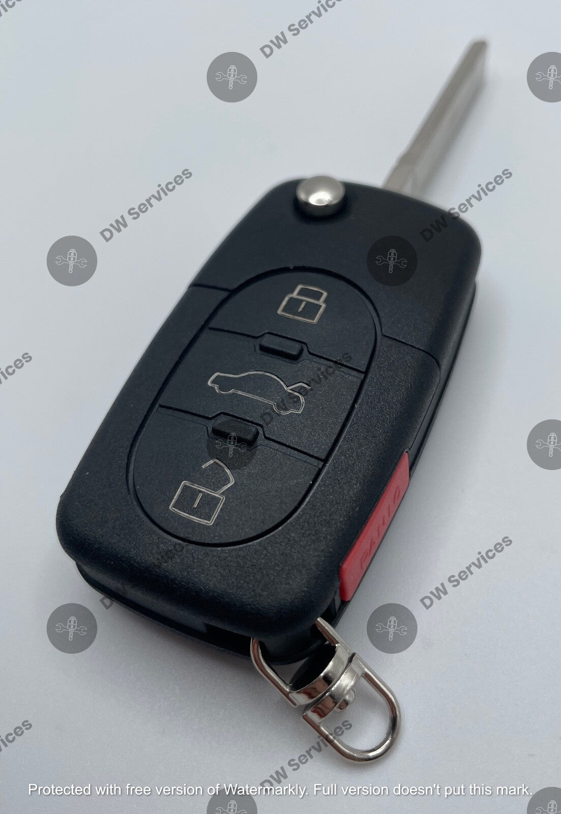 NEW! Audi 4-button 4D0837231 M MYT8Z0837231 remote flip key fob A4 A6 A8 S4 S6S8