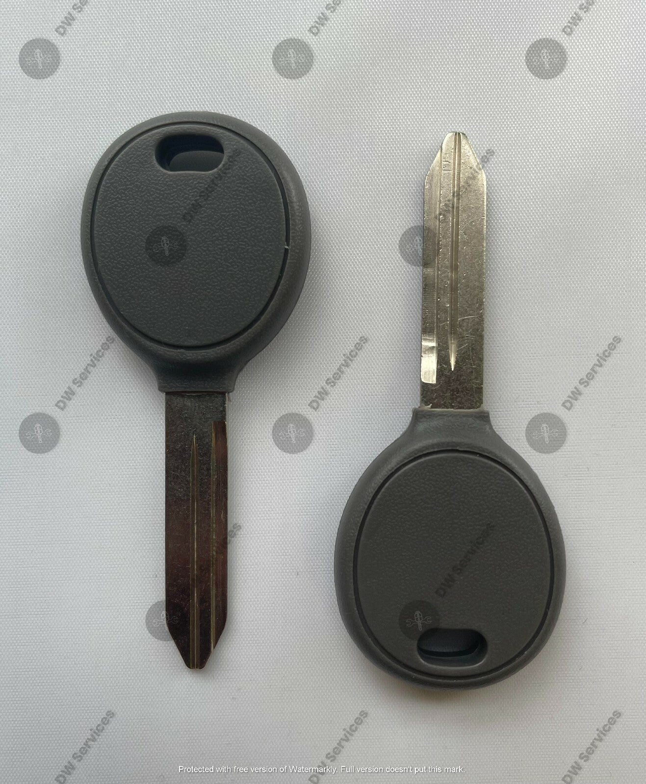 2x NEW! OEM Chrysler Transponder Chip 46 Ignition Car Key Replacement Blank Y164