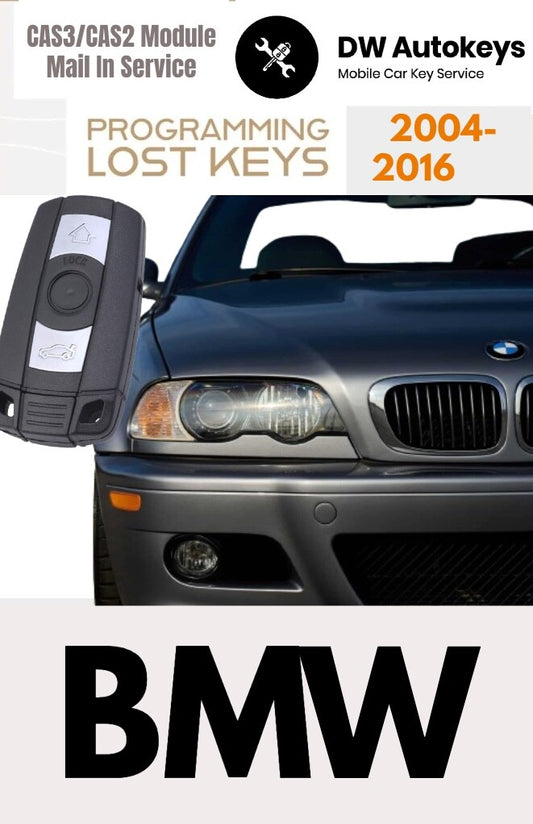 04-16 BMW Smart key fob Programming CAS3 / CAS2 MAIL-IN MODULE PROGRAM SERVICE