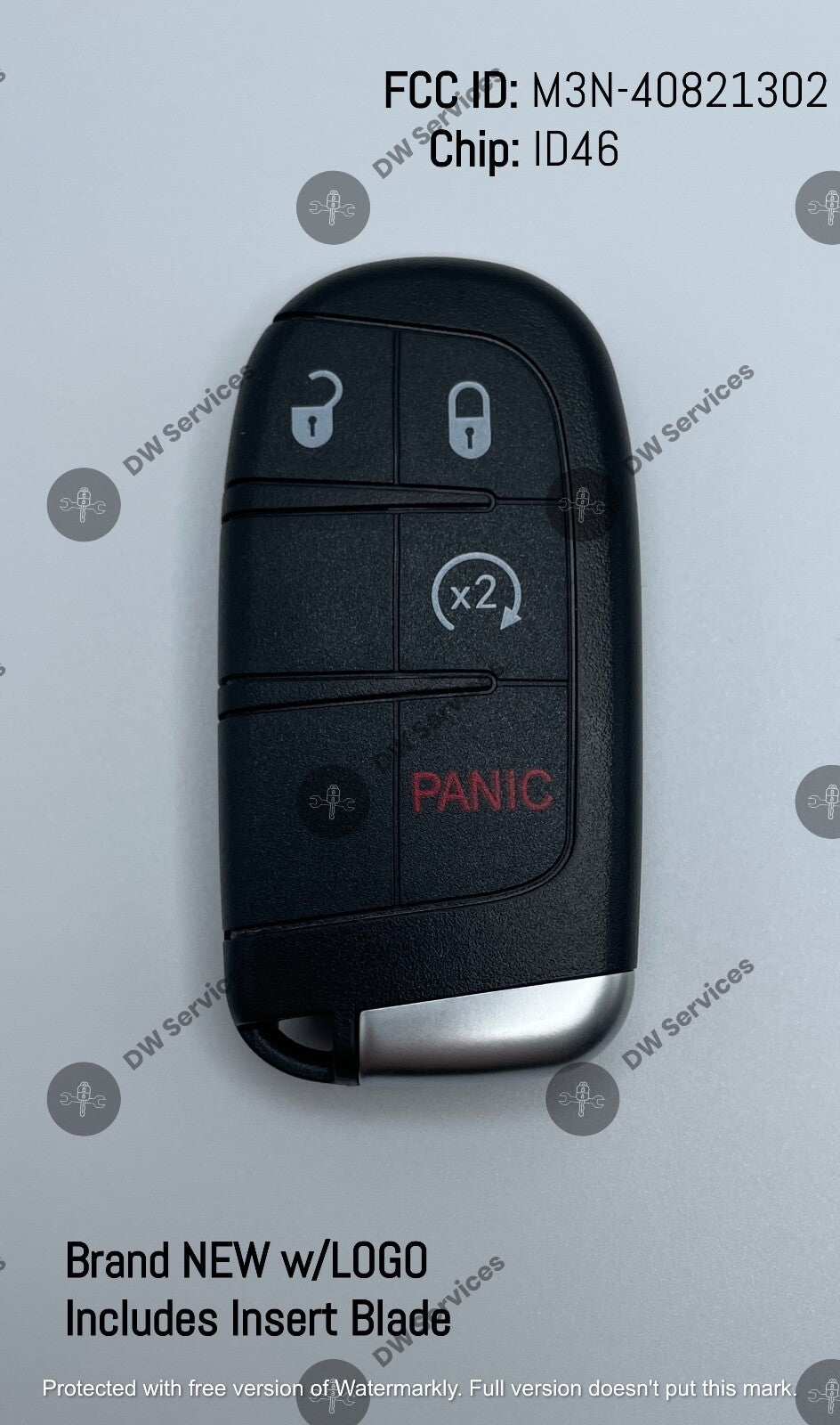 NEW! Dodge SMART key PROXIMITY remote fob M3N-40821302 Charger/Challenger/Journe