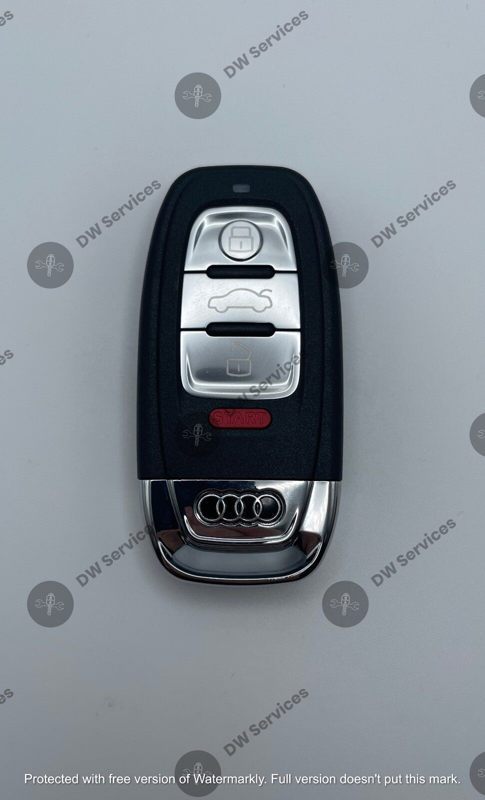 NEW! Audi 4-button remote SLOT key fob WITHOUT Comfort ACCESS IYZFBSB802