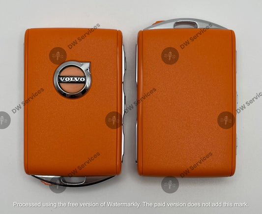 NEW! ORANGE Genuine VOLVO Smart Proximity Key FOB YGOHUF8423 S90 XC90 XC60 XC40