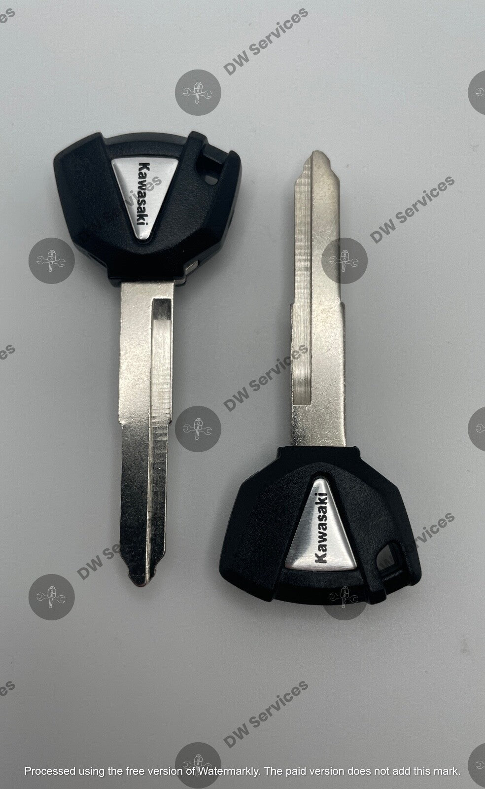 2x NEW! KAWASAKI Motorcycle Key Blank! NINJA Versys Vulcan Z 2010-2023 Black