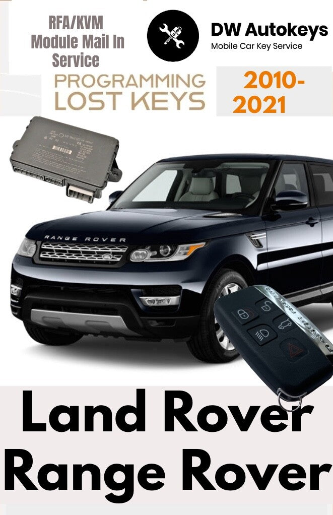 2010 - 2021 Land Range Rover Proximity keyfob Programming RFA KVM MODULE SERVICE
