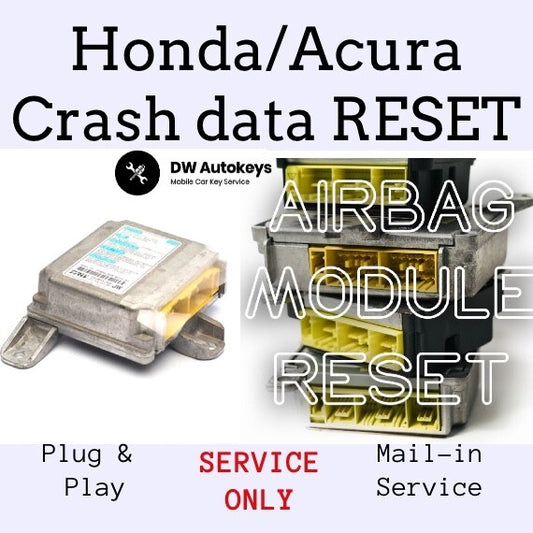 Honda / Acura Module Reset Repair SRS Unit Crash Code DATA Clear SAME DAY Return