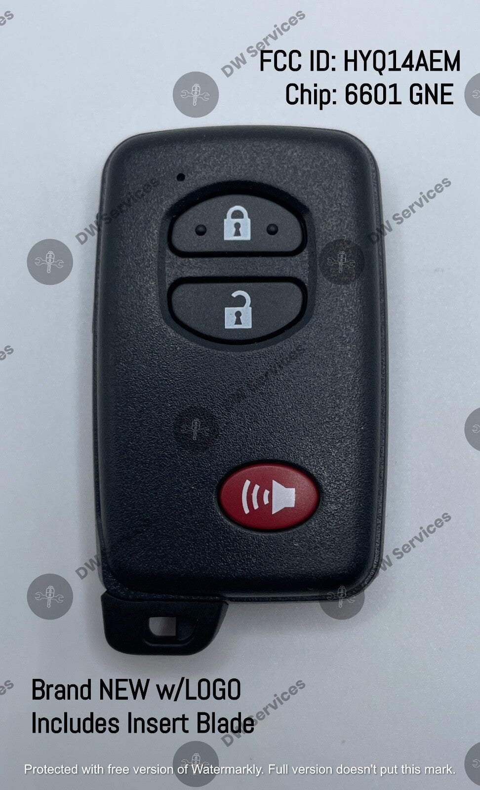 NEW! Toyota RAV4 / LandCruiser Smart Proximity remote key Fob HYQ14AEM GNE 6601