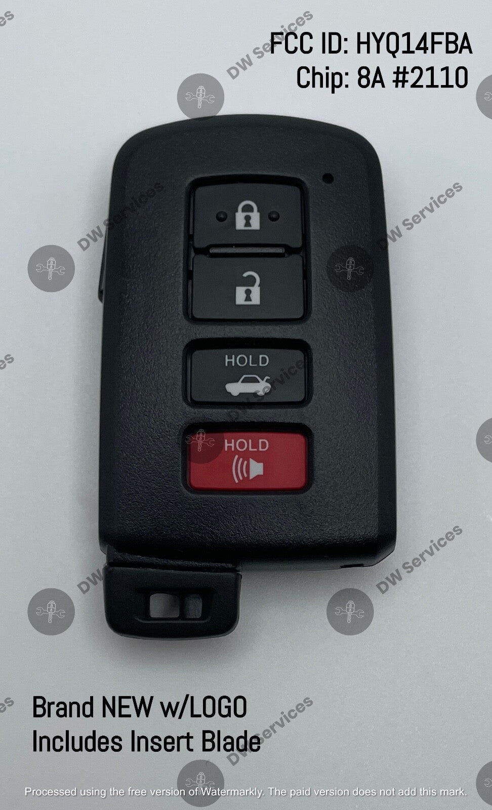 NEW! GENUINE OEM Toyota AVALON CAMRY COROLLA Proximity remote key HYQ14FBA 0020