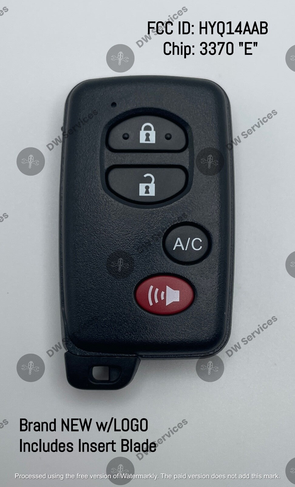 NEW! Toyota PRIUS 2010-11 PROXIMITY remote SMART key FOB HYQ14AAB "E" Board 3370